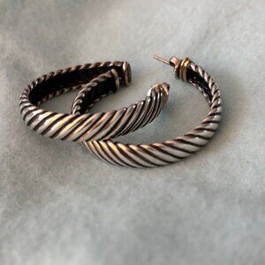 David Yurman hoop earrings